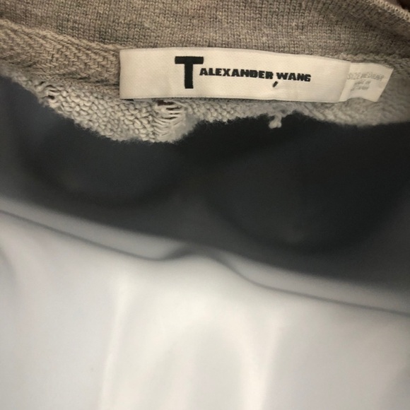 T by Alexander Wang Burnout Sweatshirt Size Medium - Picture 8 of 8